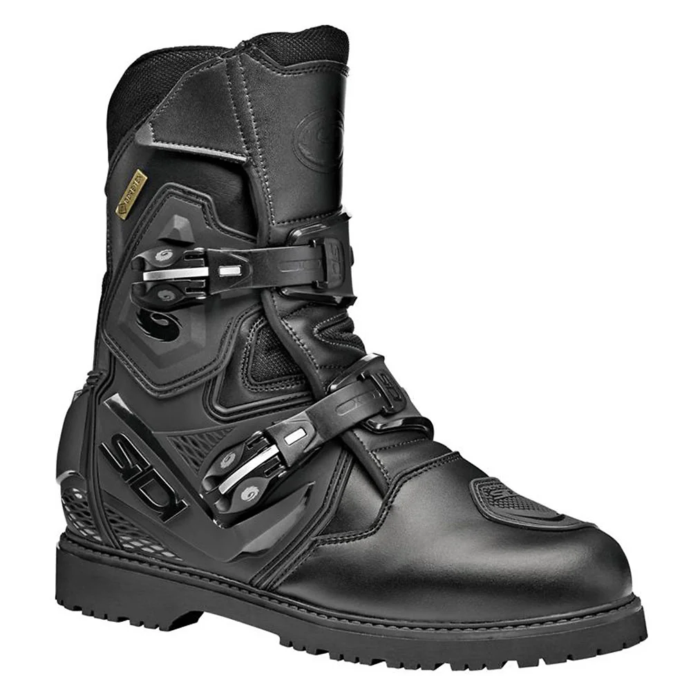 Toma estructural y acabado gráfico Negro/Negro, 50 del modelo MID ADVENTURE 2 GORE / Botas - Moto Garage Miami