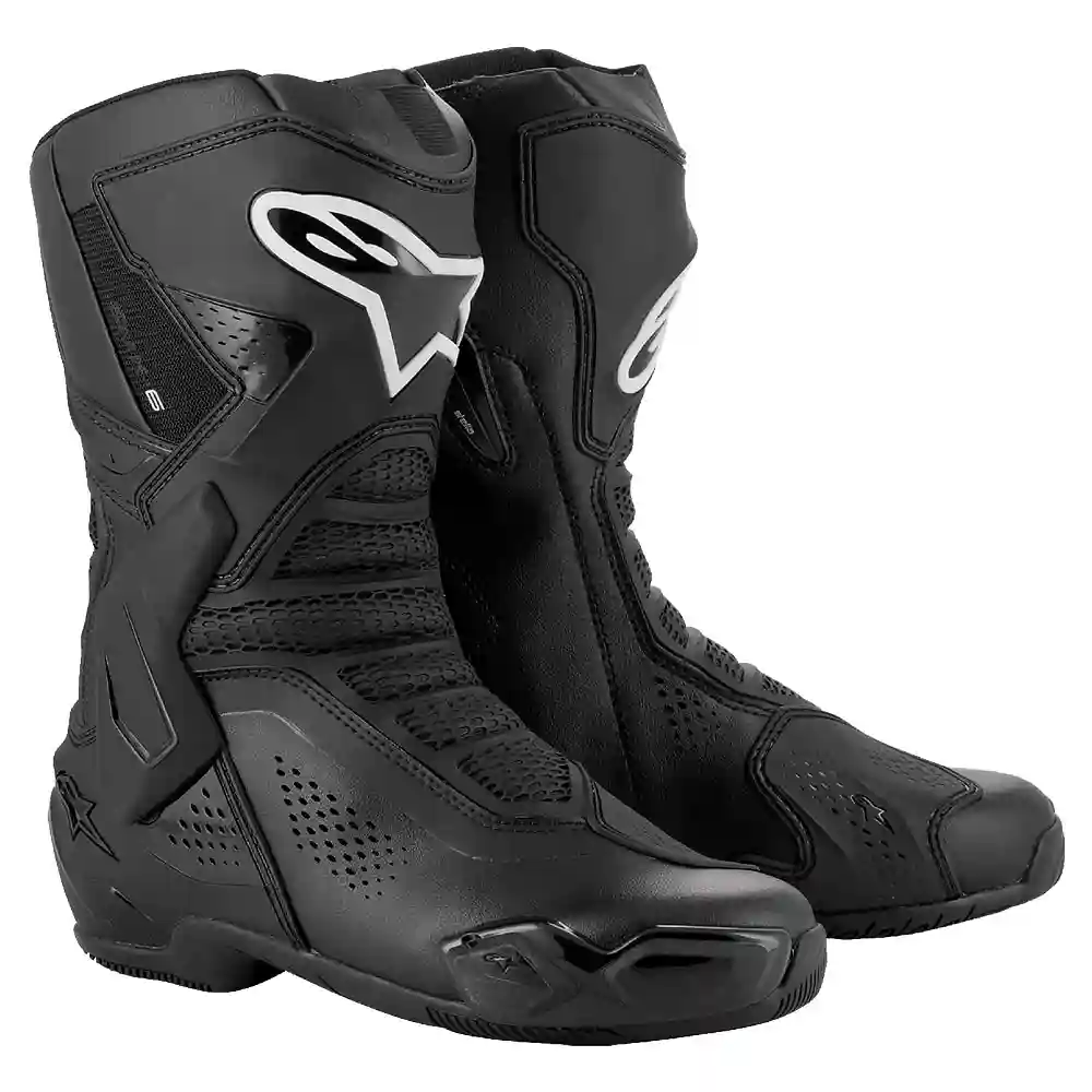Detalle de pintura y diseño en tonalidad Negro, 42 del Stella SMX-6 V3 Ventiladas Botas - Moto Garage Miami