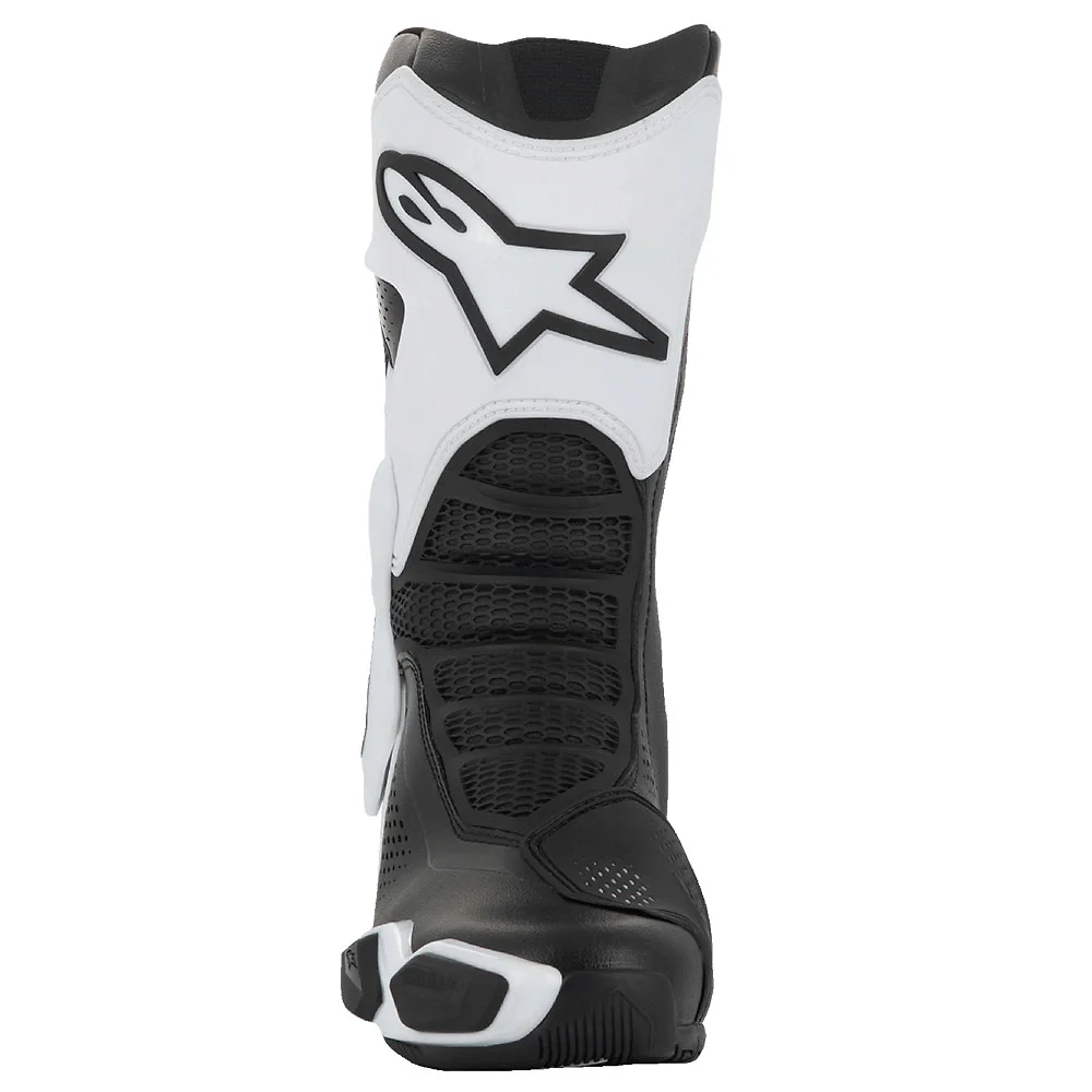 Acabados interiores y sistema de retención del modelo Stella SMX-6 V3 Ventiladas Botas Alpinestars - Moto Garage Miami