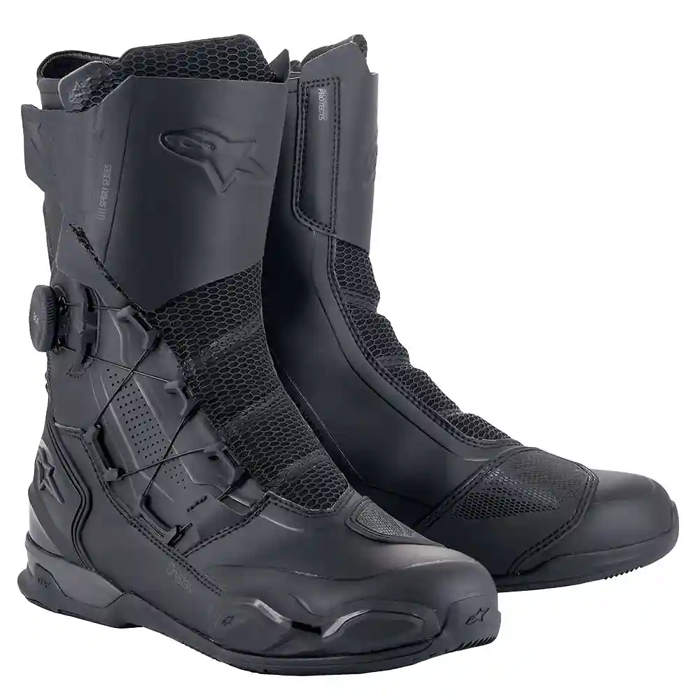 Detalle de pintura y diseño en tonalidad 48 del SP-X BOA Drystar Botas - Moto Garage Miami