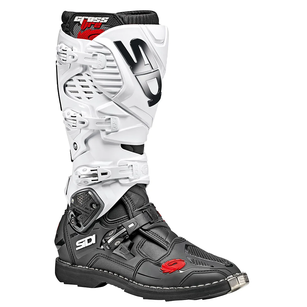 Acabado de fábrica en color Negro/Blanco, 49 para el CROSSFIRE 3 TA Botas - Moto Garage Miami