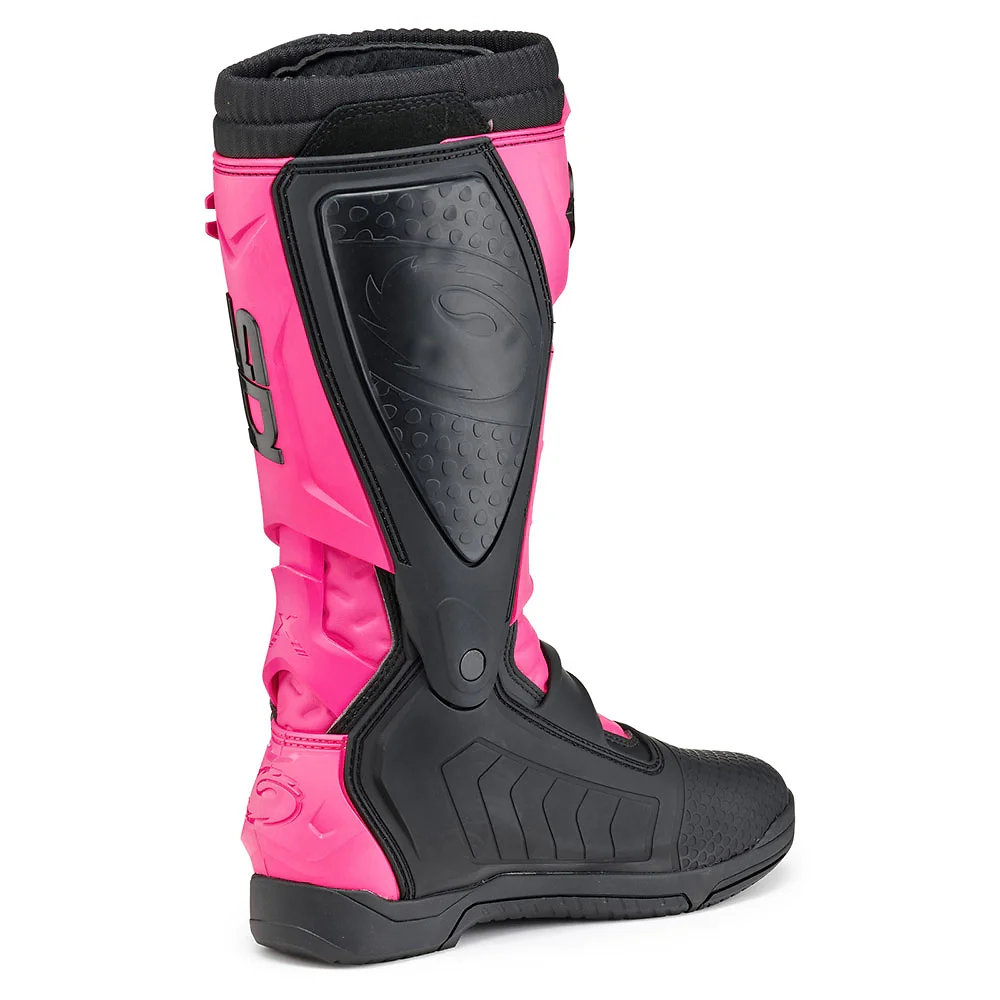 Primer plano de la construcción y material del X POWER SC LEI Botas Sidi - Moto Garage Miami