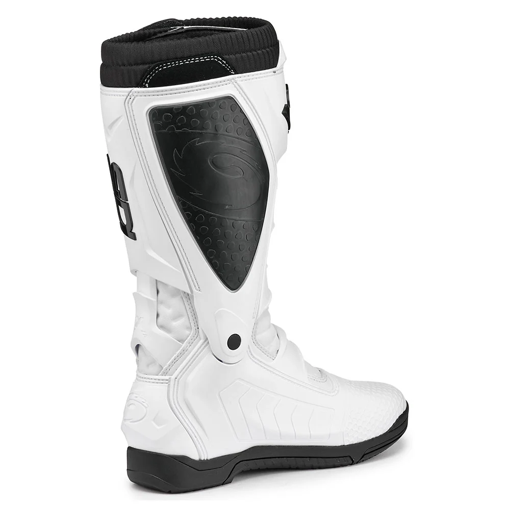 Primer plano de la construcción y material del X POWER SC LEI Botas Sidi - Moto Garage Miami