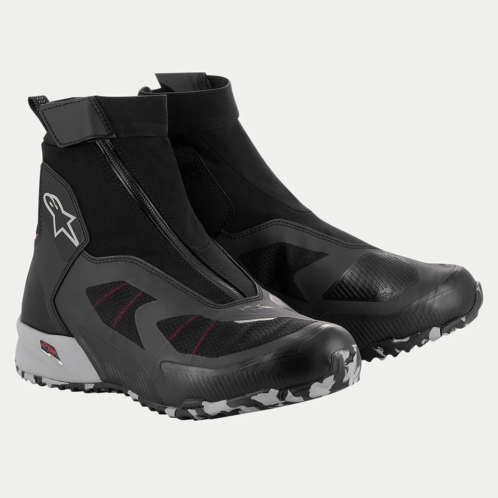 CR-8 GORE-TEX Botas - Negro/Gris/Rojo Brillante