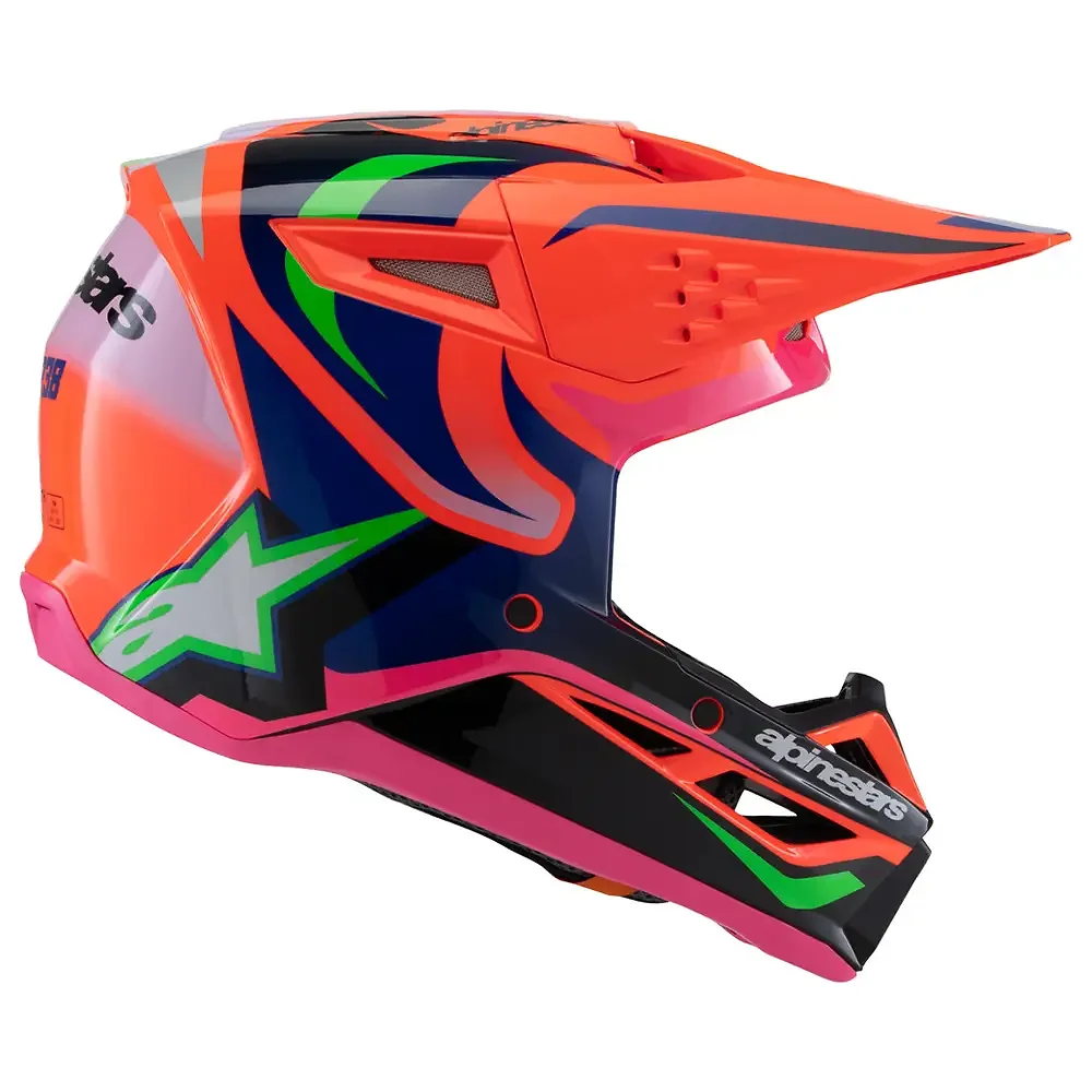 Acabados interiores y sistema de retención del modelo SM3 DEEGAN (NIÑOS) - Casco Alpinestars - Moto Garage Miami