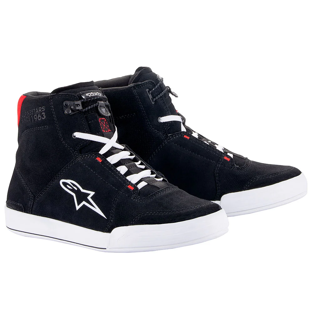 Toma estructural y acabado gráfico Negro/Blanco/Rojo Brillante, 14 del modelo CHROME Zapatillas - Moto Garage Miami