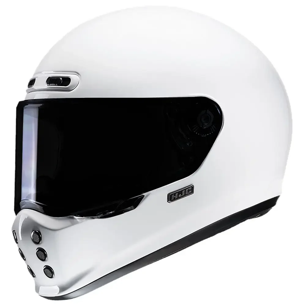 Toma estructural y acabado gráfico Blanco, 2XL del modelo V10 / Casco - Moto Garage Miami