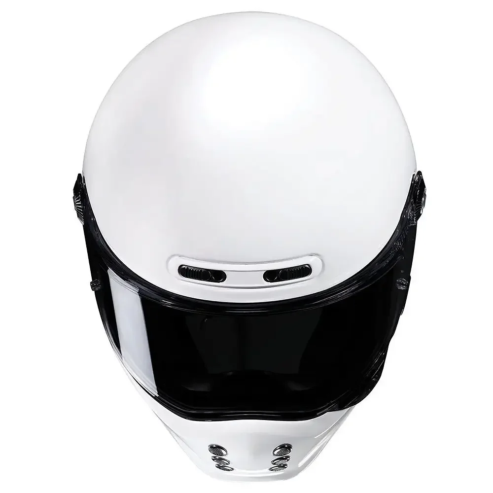 Perfil aerodinámico y sistema de ventilación del V10 / Casco HJC - Moto Garage Miami