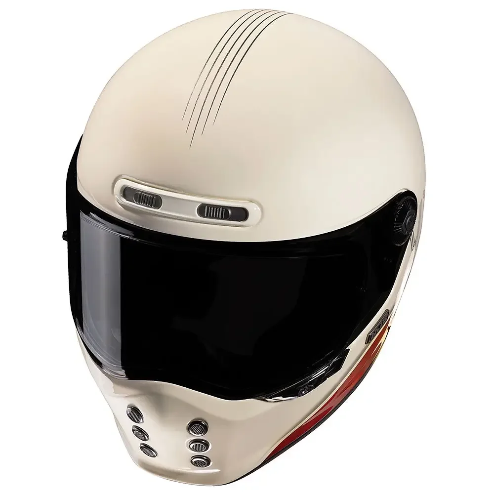 Perfil aerodinámico y sistema de ventilación del V10 TAMI / Casco HJC - Moto Garage Miami