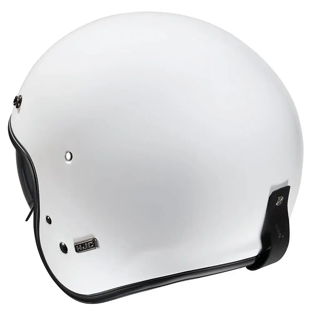 Primer plano de la construcción y material del V31 Casco HJC - Moto Garage Miami