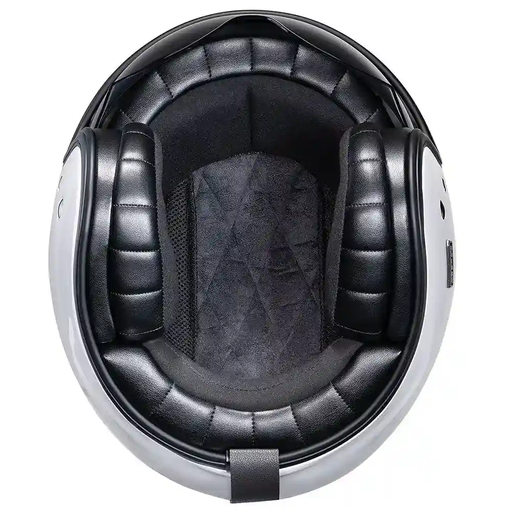 Vista frontal y diseño de calota del V31 Casco HJC - Moto Garage Miami