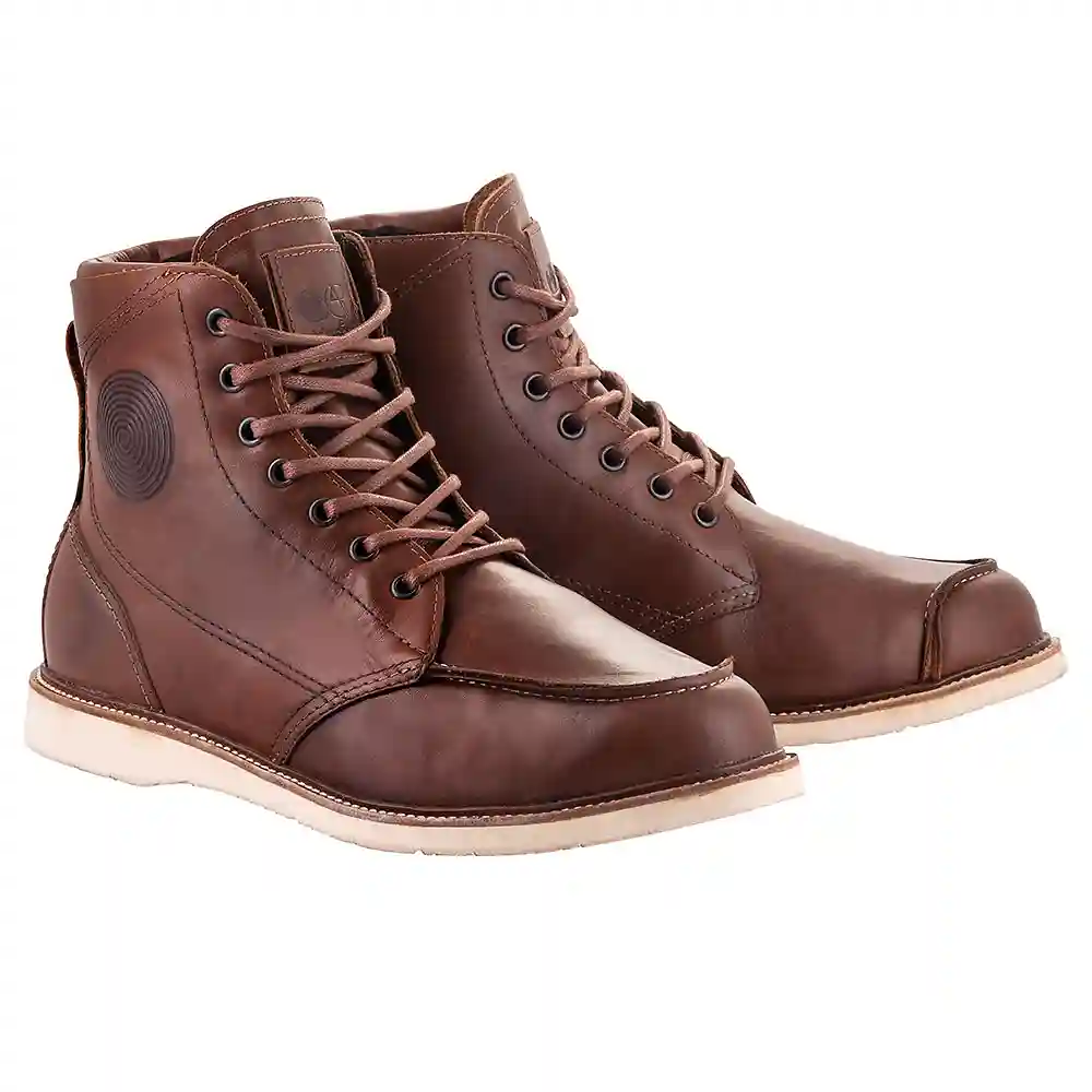 Acabado de fábrica en color 14 para el Monty V2 Botines - Moto Garage Miami