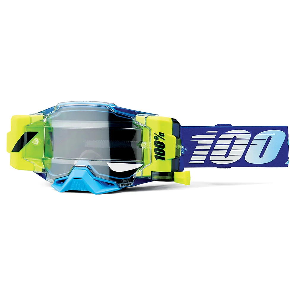 Acabado de fábrica en color Claro, Azul para el Goggles 100% ARMEGA FORECAST - Moto Garage Miami