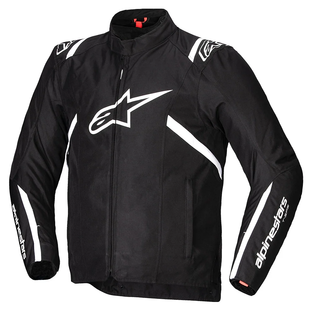 Detalle de pintura y diseño en tonalidad Negro/Blanco, 3XL del T-SPS V2 Impermeable Chaqueta - Moto Garage Miami