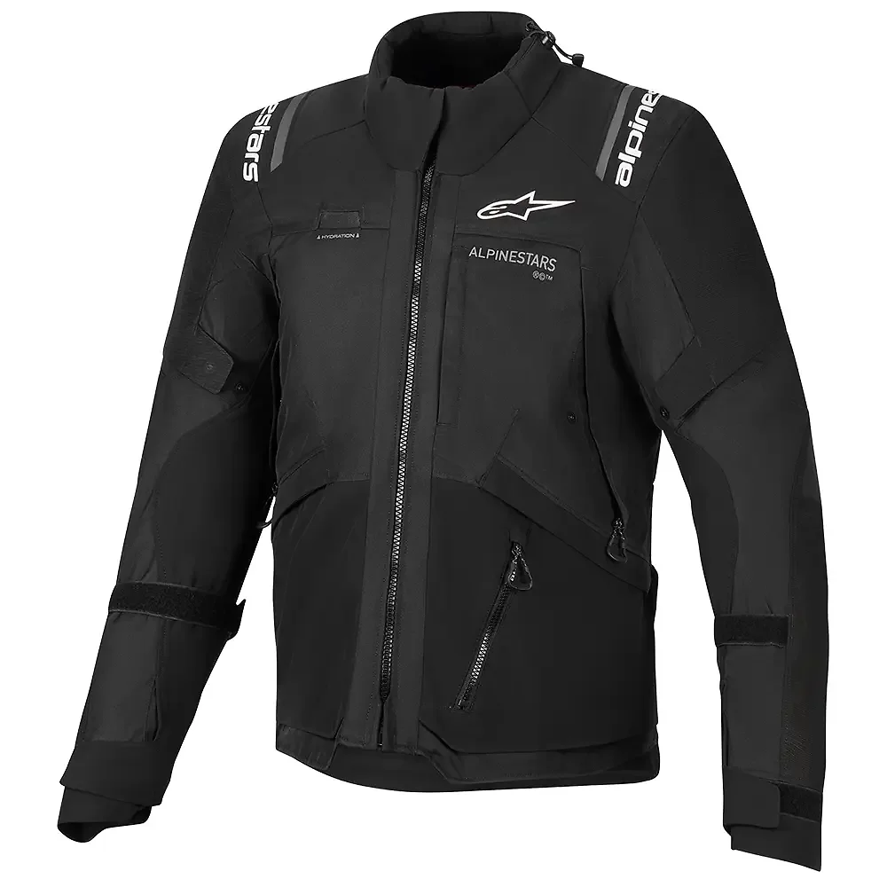 Detalle de pintura y diseño en tonalidad Negro, 4XL del Andes V4 Drystar® / Chaqueta - Moto Garage Miami