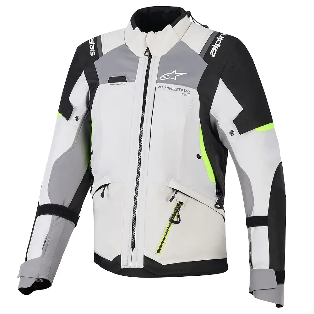Acabado de fábrica en color Gris Oscuro/Gris Hielo/Negro/Amarillo Fluo, 2XL para el Stella Andes V4 Drystar® / Chaqueta - Moto Garage Miami