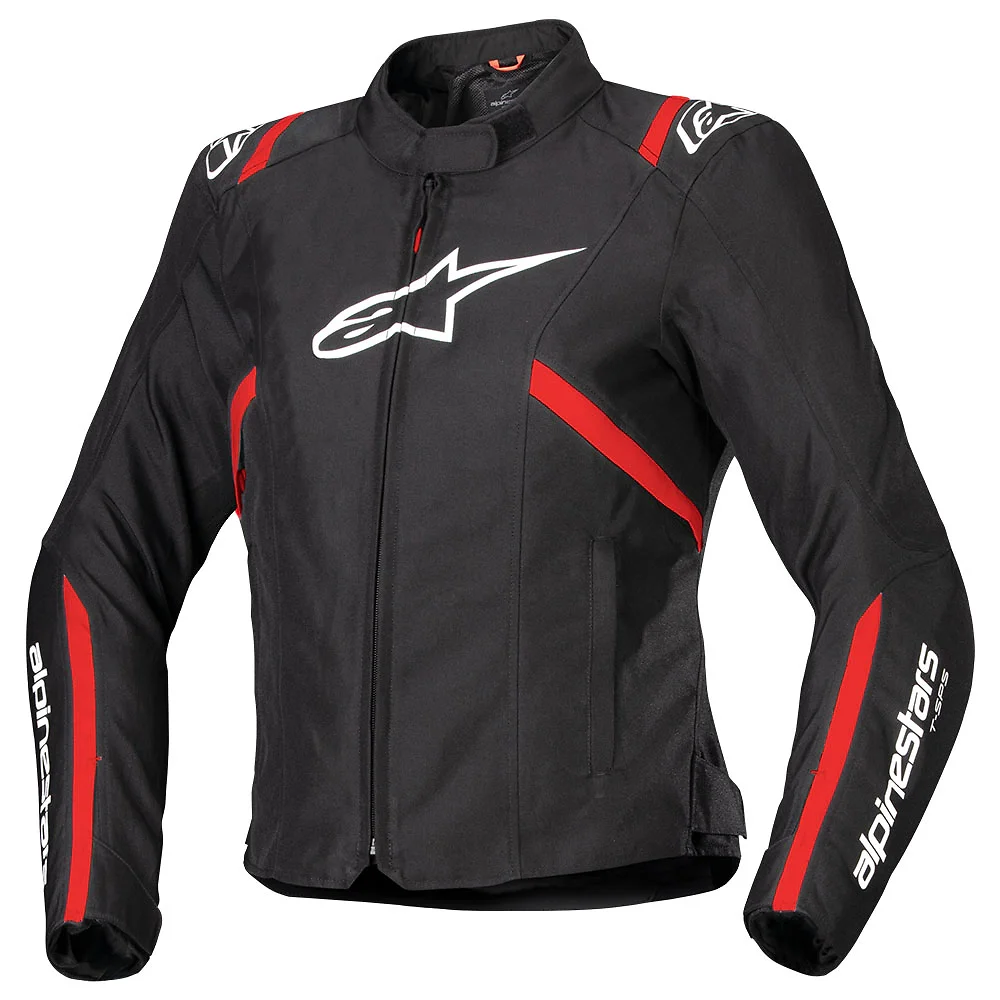 Toma estructural y acabado gráfico Negro/Blanco/Rojo, 2XL del modelo Stella T-SPS V2 Impermeable Chaqueta - Moto Garage Miami