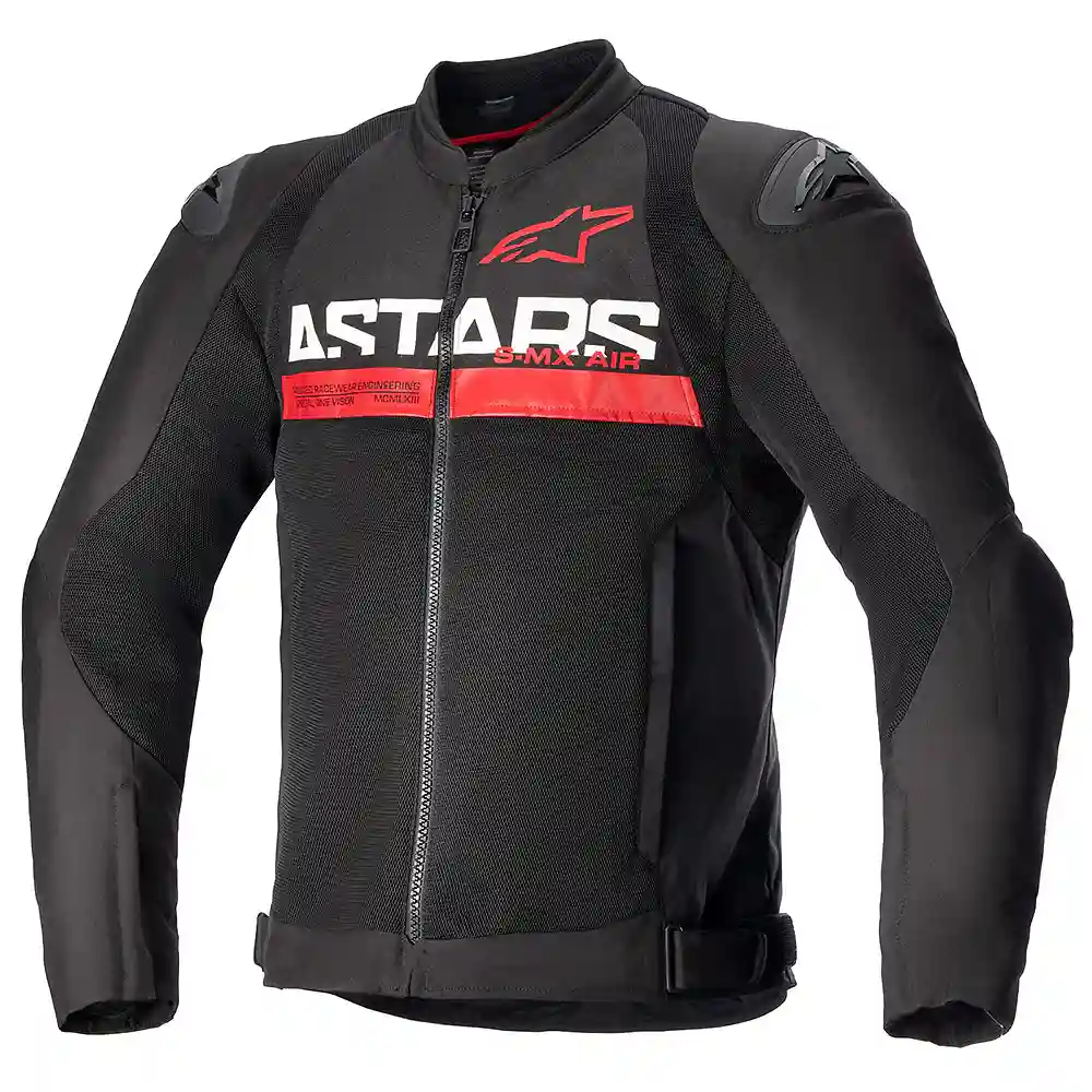 Acabado de fábrica en color Negro/Rojo, 4XL para el SMX AIR Chaqueta - Moto Garage Miami