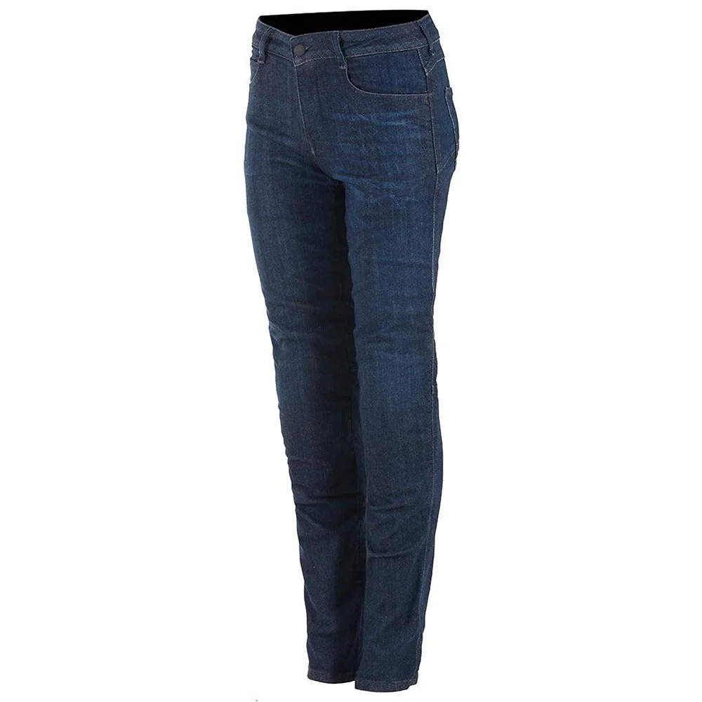 Acabado de fábrica en color Azul Lavado Plus, 34 para el Pantalones Stella DAISY V2 - Moto Garage Miami