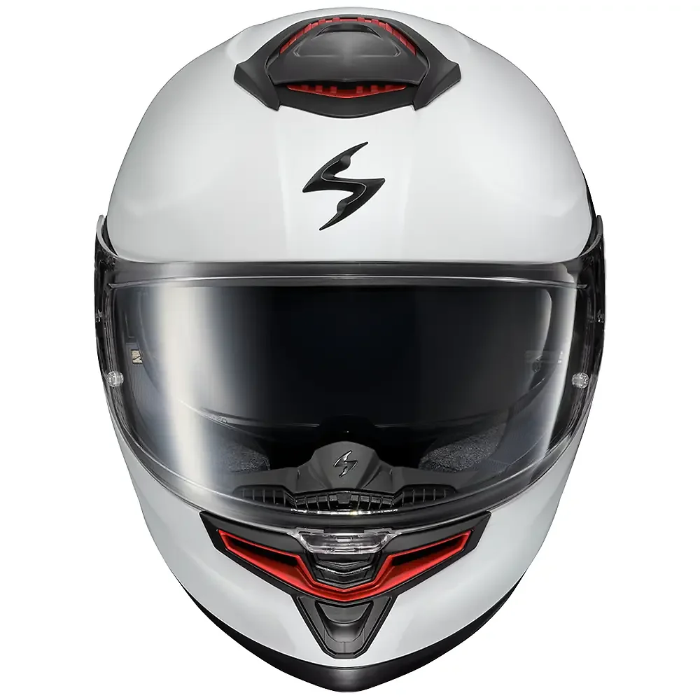 Perfil aerodinámico y sistema de ventilación del EXO-ECLIPSE Sólido Casco Scorpion EXO - Moto Garage Miami