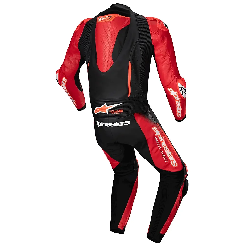 Perfil aerodinámico y sistema de ventilación del GP-R7 Traje de cuero Alpinestars - Moto Garage Miami
