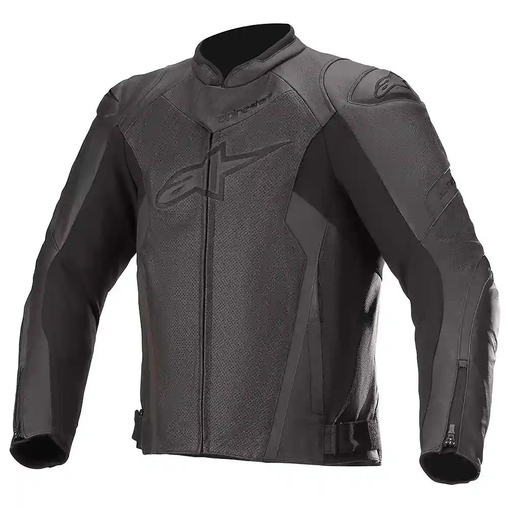 Detalle de pintura y diseño en tonalidad Negro/Negro, 60 del FASTER V2 AIRFLOW Chaqueta - Moto Garage Miami