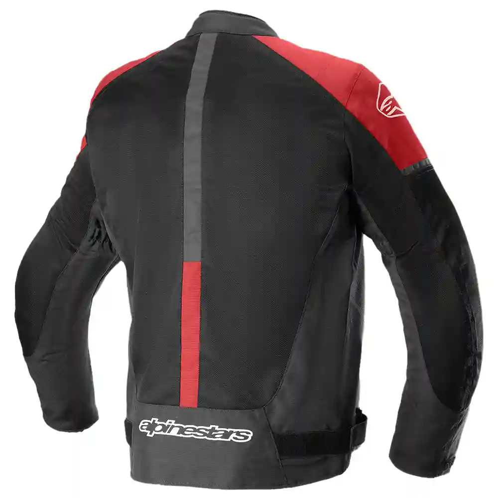 Primer plano de la construcción y material del T-SP X SUPERAIR Chaqueta Alpinestars - Moto Garage Miami