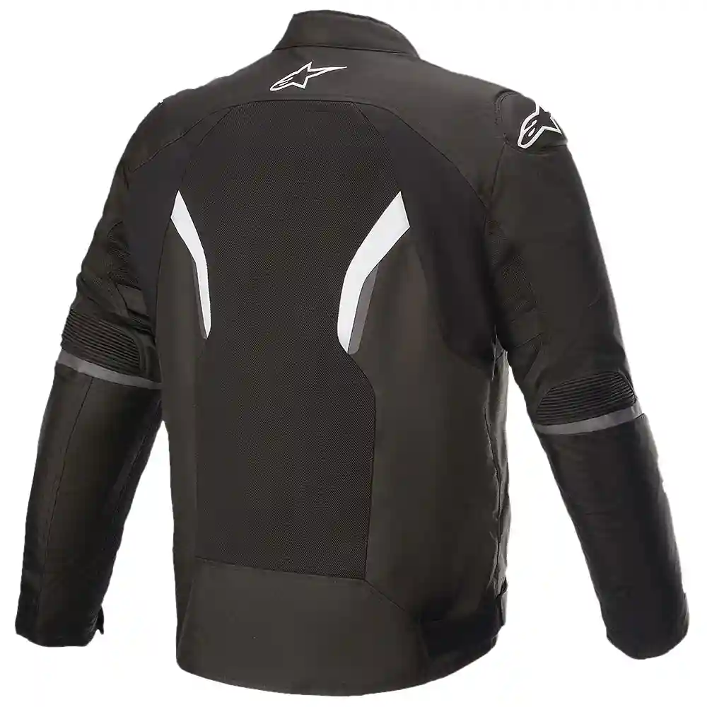 Detalle posterior y spoiler integrado del equipamiento AST V2 Air Chaqueta Alpinestars - Moto Garage Miami