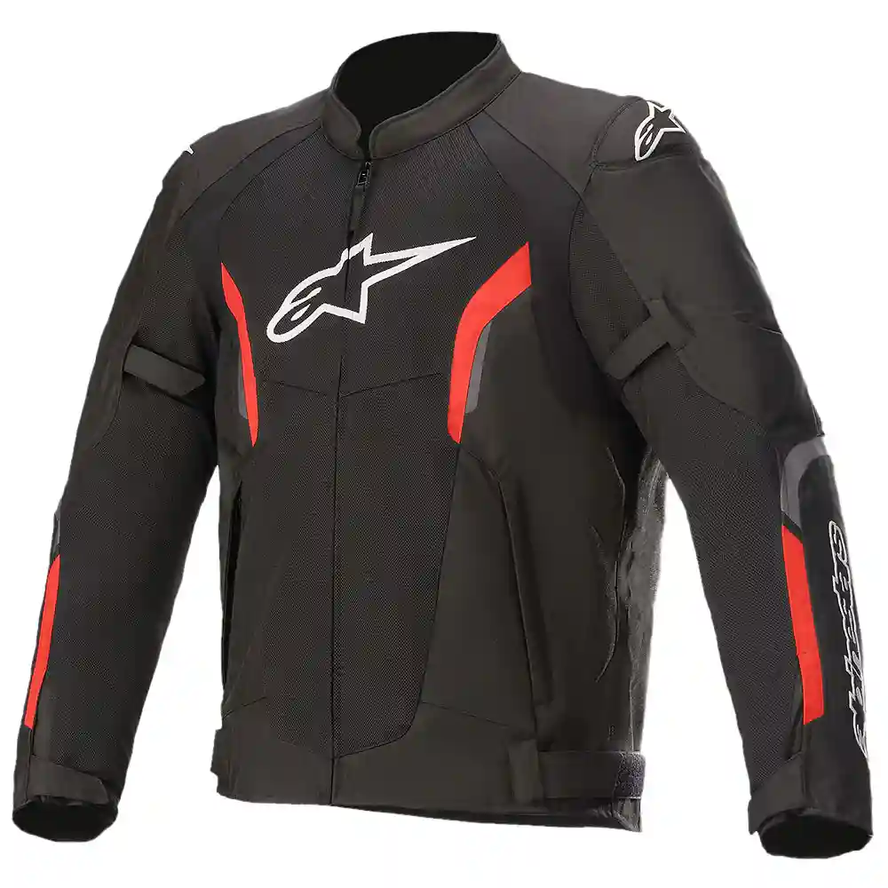 Toma estructural y acabado gráfico Negro/Rojo Fluor, 4XL del modelo AST V2 Air Chaqueta - Moto Garage Miami
