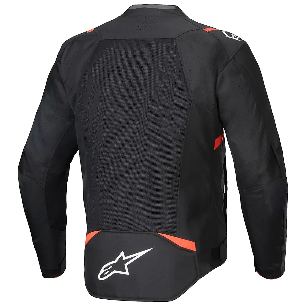 Vista frontal y diseño de calota del T-SPS Air V2 Chaqueta Alpinestars - Moto Garage Miami