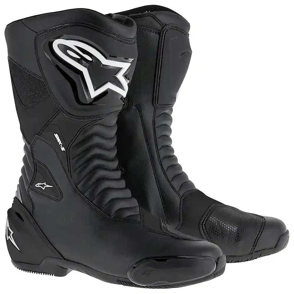 Materiales y estética visual de la versión Negro/Negro, 48 del SMX-S Botas - Moto Garage Miami