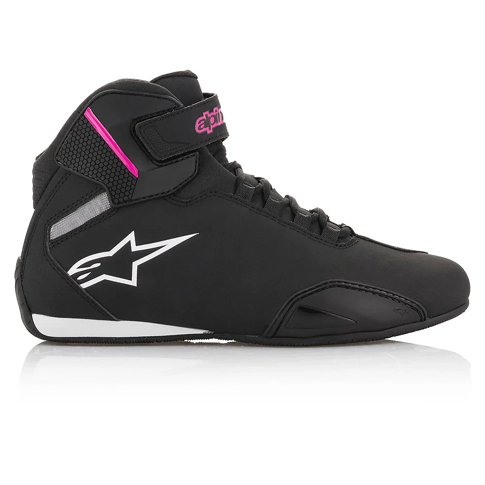 Acabados interiores y sistema de retención del modelo Stella SEKTOR Zapatillas Alpinestars - Moto Garage Miami