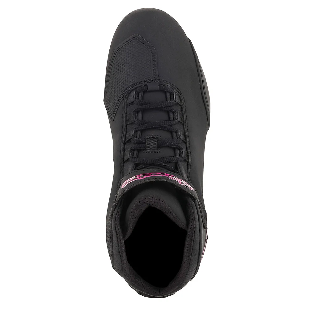 Vista frontal y diseño de calota del Stella SEKTOR Zapatillas Alpinestars - Moto Garage Miami