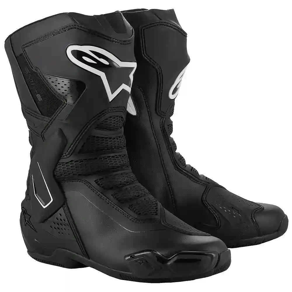 Acabado de fábrica en color Negro/Blanco, 42 para el Stella SMX-6 V3 Botas - Moto Garage Miami