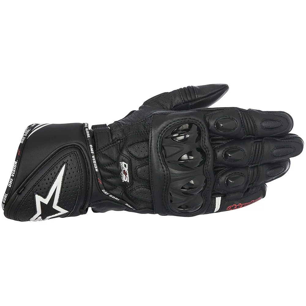 Acabado de fábrica en color Negro, 3XL para el Guantes GP PLUS R V2 - Moto Garage Miami