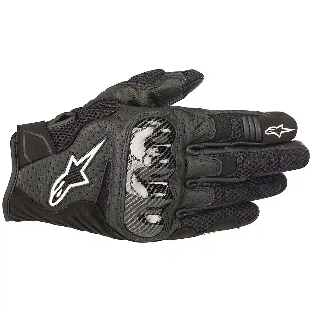 Toma estructural y acabado gráfico Negro, 3XL del modelo Guantes SMX-1 AIR V2 - Moto Garage Miami