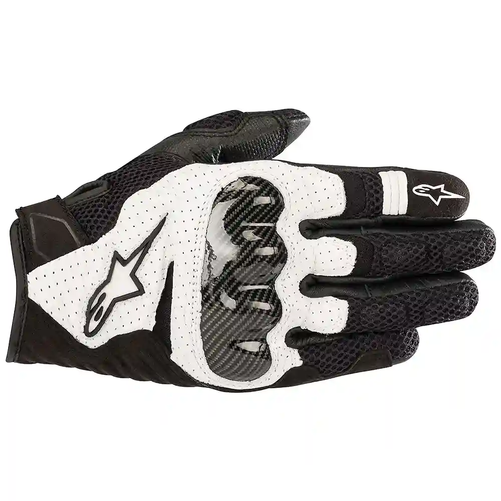 Acabado de fábrica en color Negro/Blanco, 3XL para el Guantes SMX-1 AIR V2 - Moto Garage Miami