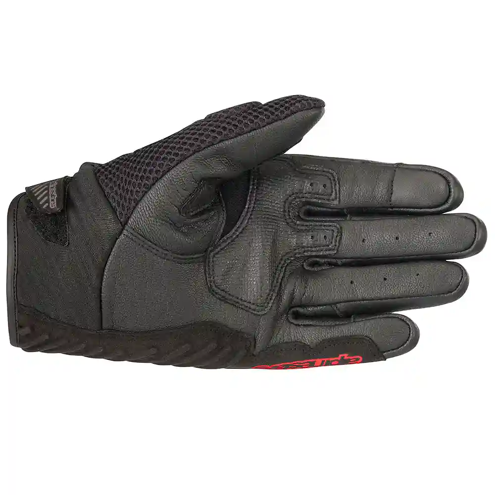 Primer plano de la construcción y material del Guantes SMX-1 AIR V2 - Moto Garage Miami