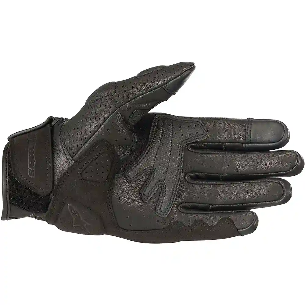 Perfil aerodinámico y sistema de ventilación del Guantes Alpinestars MUSTANG V2 - Moto Garage Miami