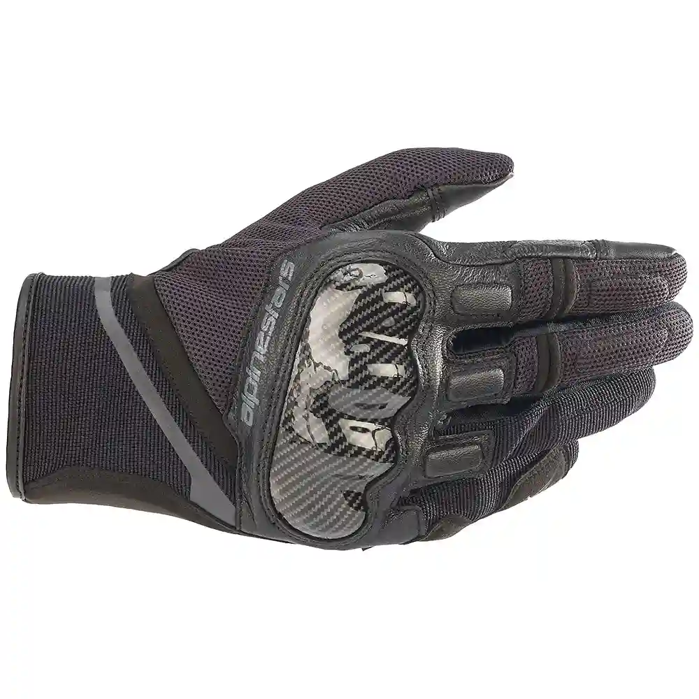 Acabado de fábrica en color Negro/Gris Alquitrán, 3XL para el Guante CHROME - Moto Garage Miami