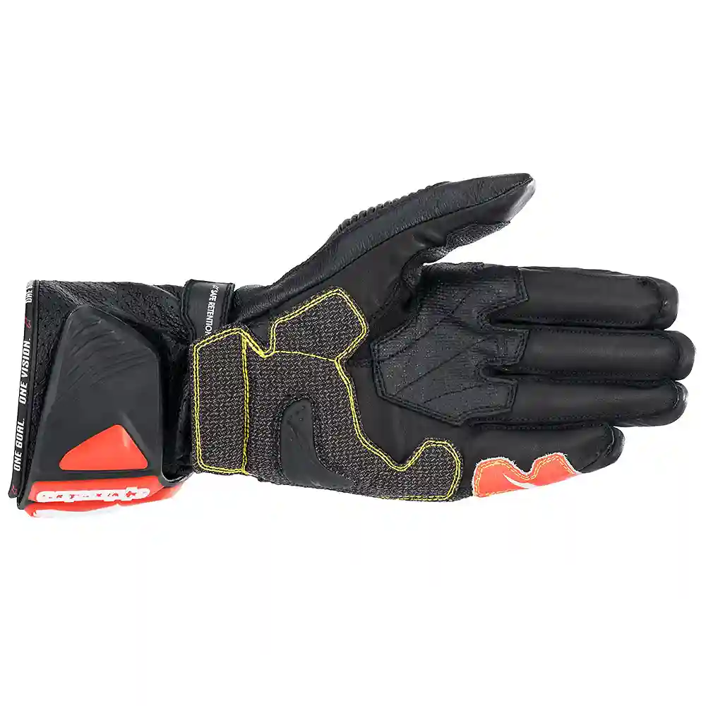 Detalle posterior y spoiler integrado del equipamiento Guantes Alpinestars GP TECH V2 S - Moto Garage Miami