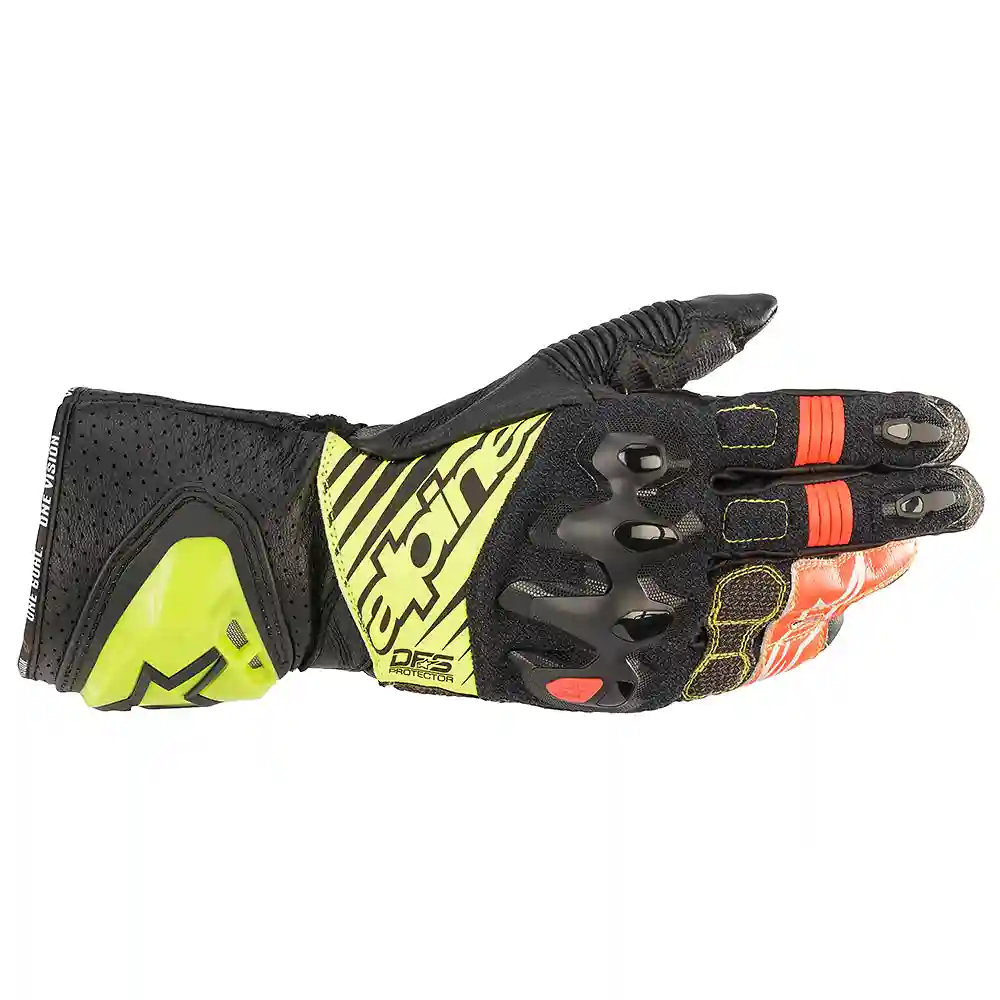 Acabados interiores y sistema de retención del modelo Guantes Alpinestars GP TECH V2 S - Moto Garage Miami