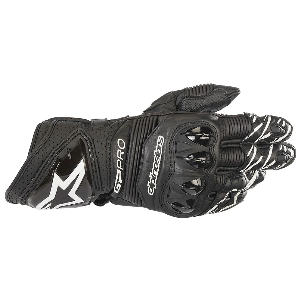 Materiales y estética visual de la versión Negro, 3XL del Guantes GP PRO RS3 - Moto Garage Miami