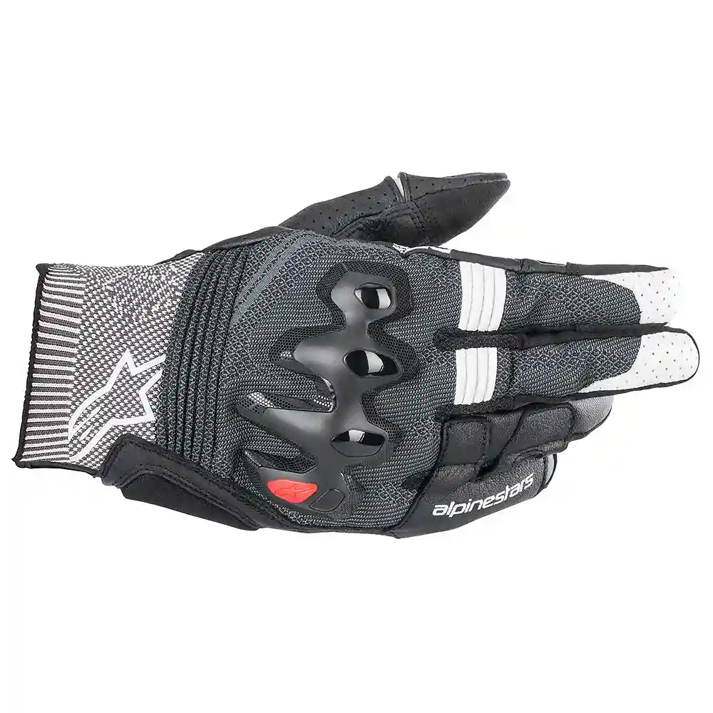 Materiales y estética visual de la versión Negro/Blanco, 3XL del Guantes MORPH SPORT - Moto Garage Miami