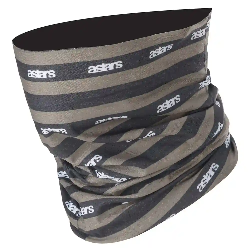 Vista frontal y diseño de calota del Tubo de cuello Alpinestars VINTAGE - Moto Garage Miami