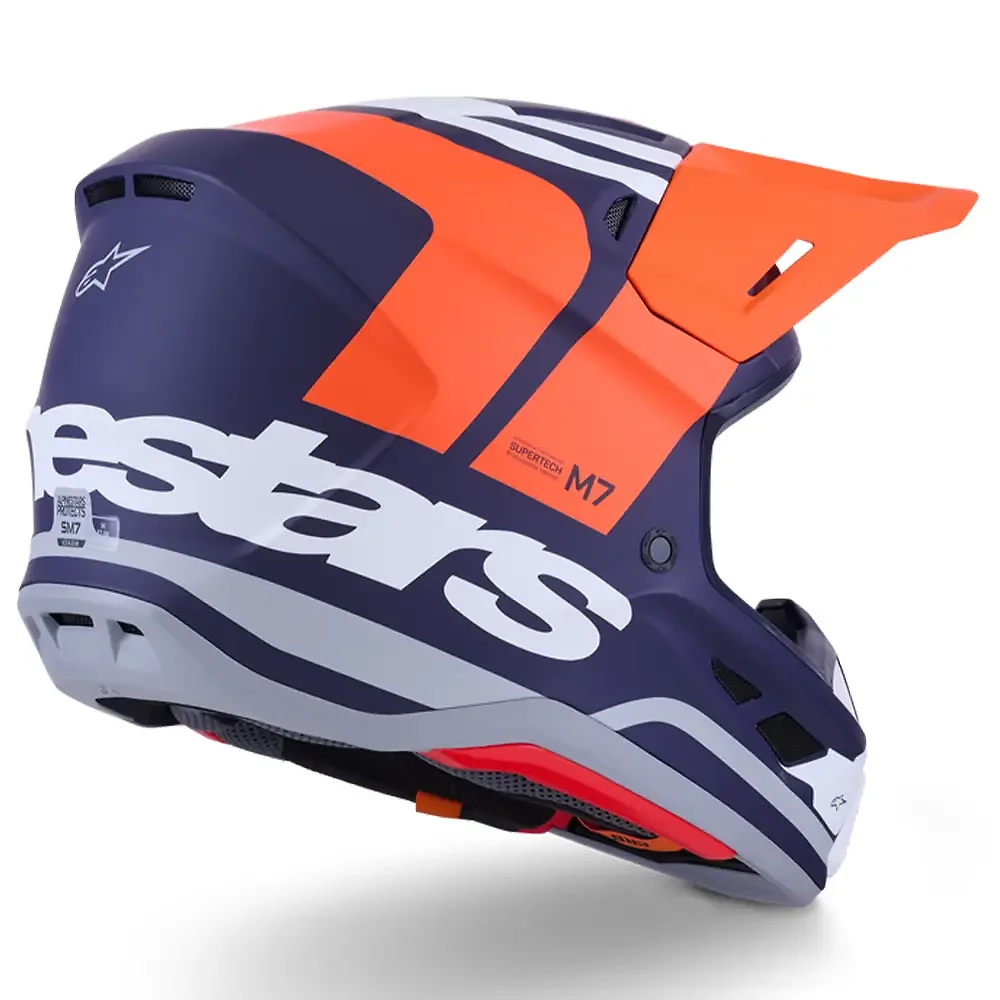 Perfil aerodinámico y sistema de ventilación del SM7 CORE - Casco Alpinestars - Moto Garage Miami