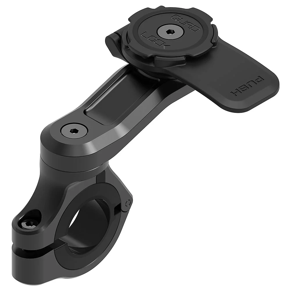 Materiales y estética visual de la versión Montaje Pro del SOPORTE PARA MANILLAR DE MOTO PRO - Moto Garage Miami