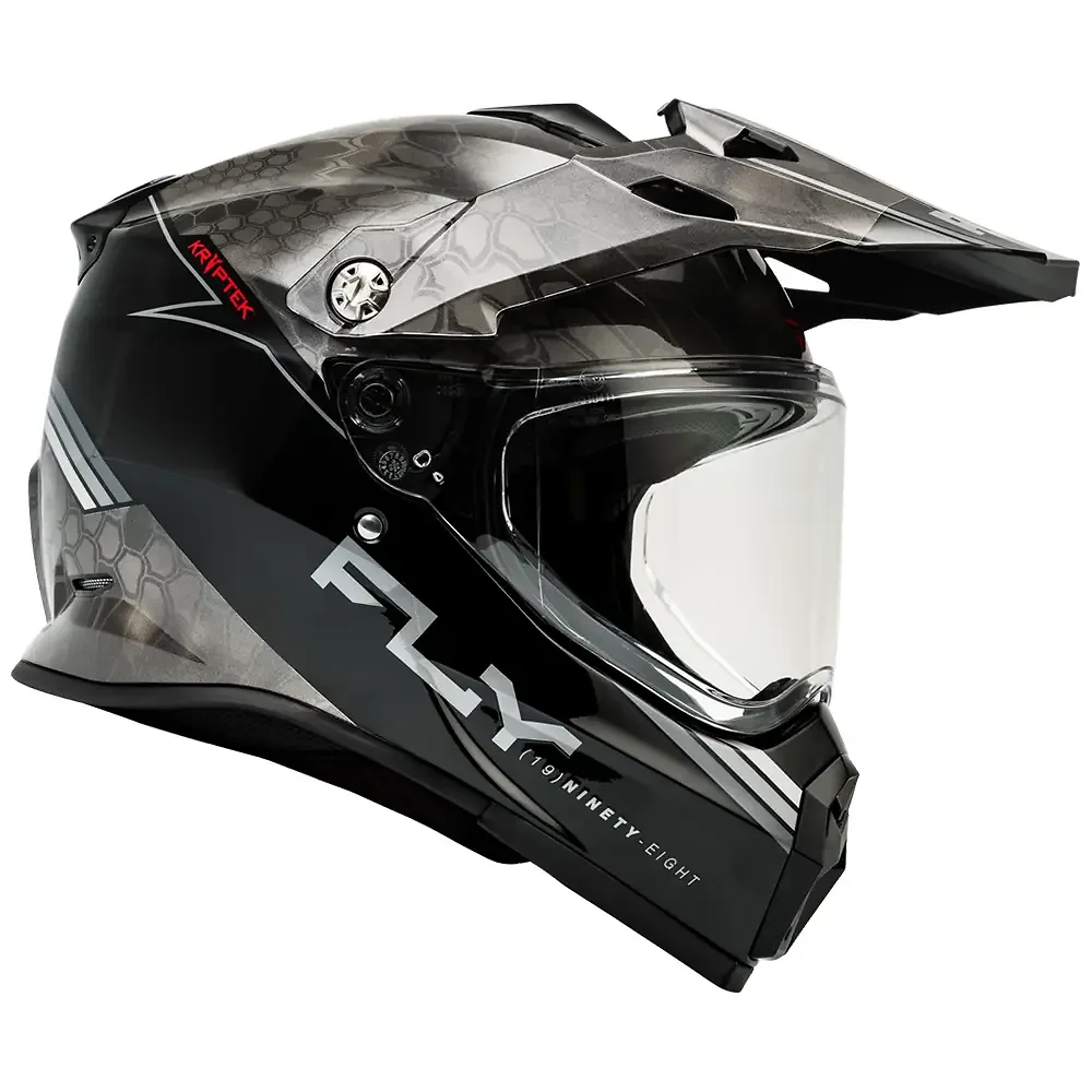 Perfil aerodinámico y sistema de ventilación del TREKKER KRYPTEK CONCEAL Casco Fly Racing - Moto Garage Miami