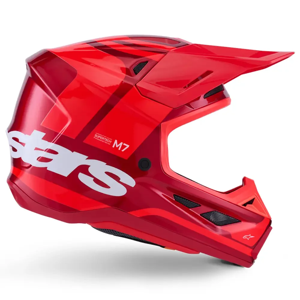 Acabados interiores y sistema de retención del modelo SM7 CORE - Casco Alpinestars - Moto Garage Miami