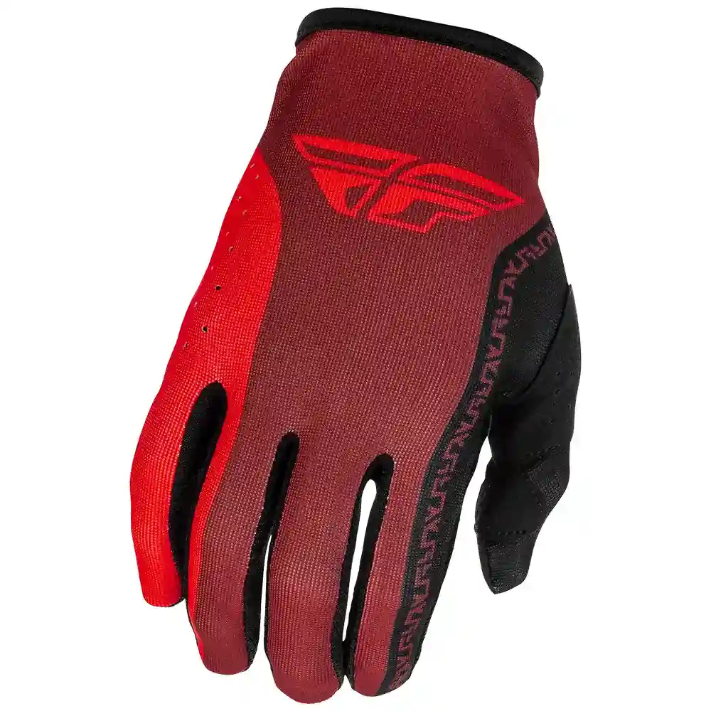 Toma estructural y acabado gráfico Negro/Rojo, 3XL del modelo LITE / Guantes MX - Moto Garage Miami
